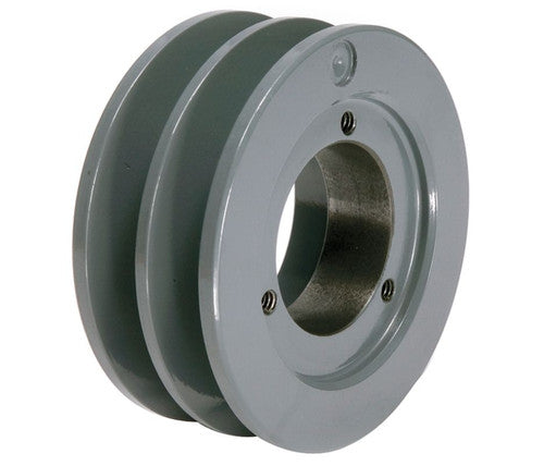 2-Groove Motor Pulley for B-Belt (6.0" Diameter) - Standard Duty SDS Mount