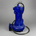KSB Vertical Submersible Motor Pump for Wet Installation Sz 30" H X 9" D, Blue